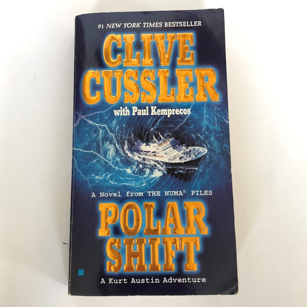 books $5/5lbs CLIVE CUSSLER "Polar Shift" - paperback book
